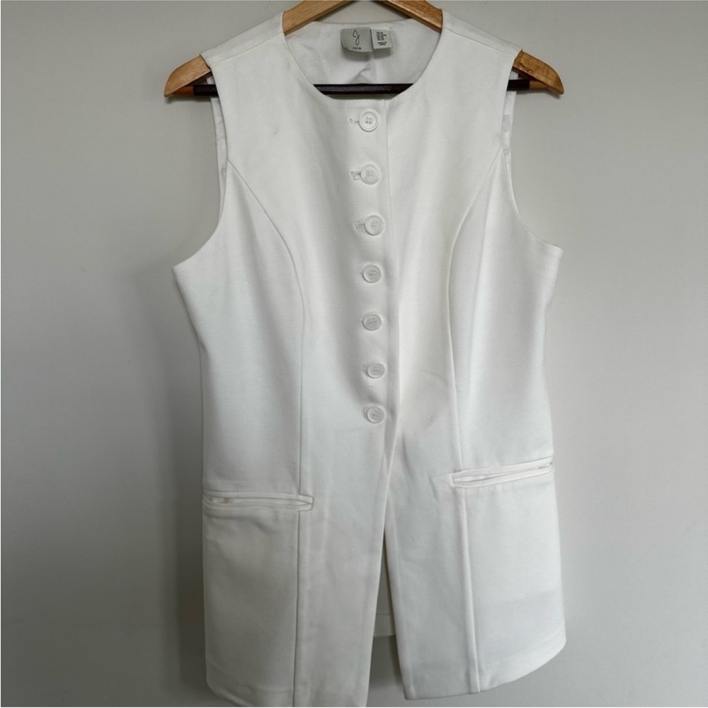Joie White Sleeveless Top